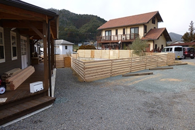 ドックランのある家