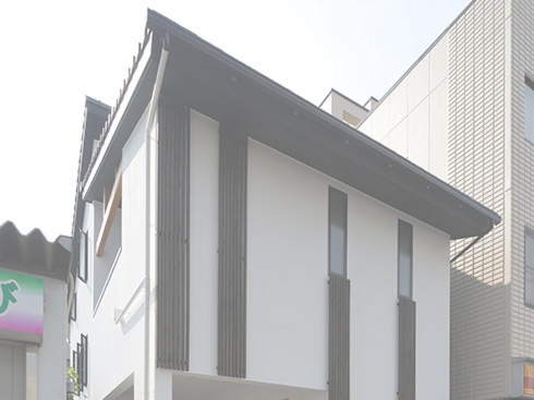 スキップフロアのある家